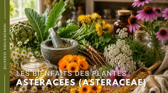 Les bienfaits des plantes Astéracées (Asteraceae) - Herboristerie Sensathé